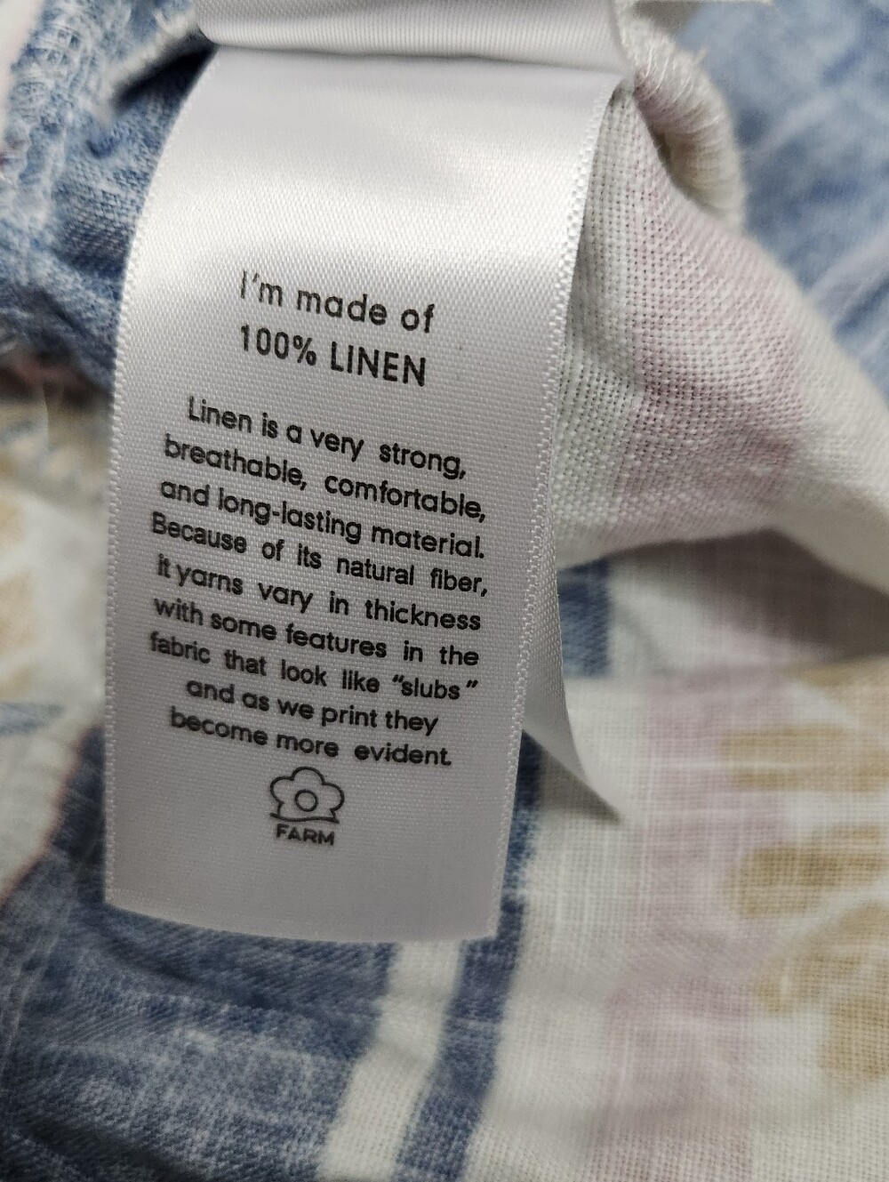 Farm Rio Cerrado Stamps Mini Dress - Picture 13 of 13